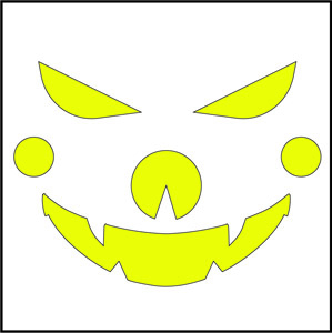 clown pumpkin carving template
