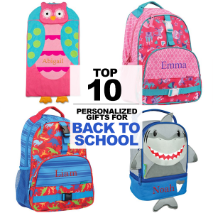 Top Ten Personalized Back To School gifts