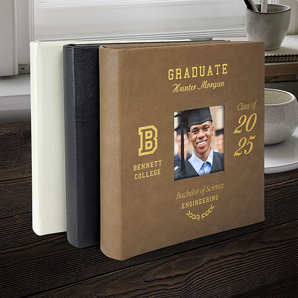 Engraved Graduate Leatherette Photo Album