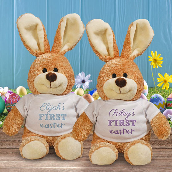 Easter Bunnies for Kids with Personalized T-Shirts