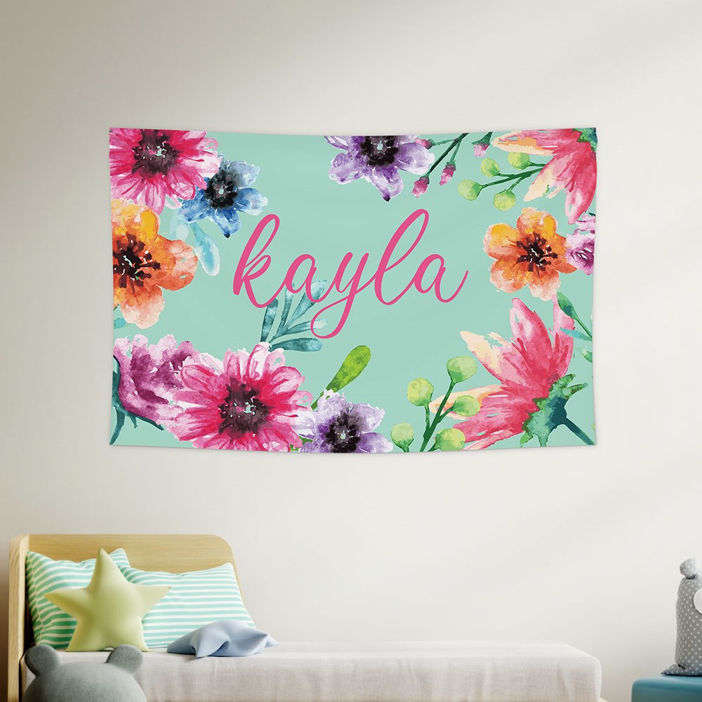 Personalized Floral Name Wall Tapestry U23476189
Personalized Floral Name Wall Tapestry