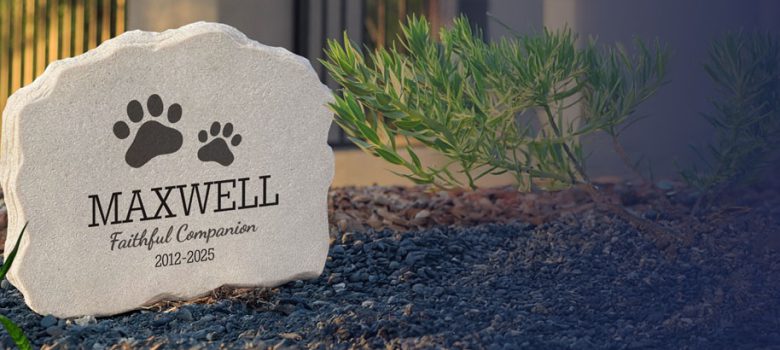 Personalized Standing Garden Stones